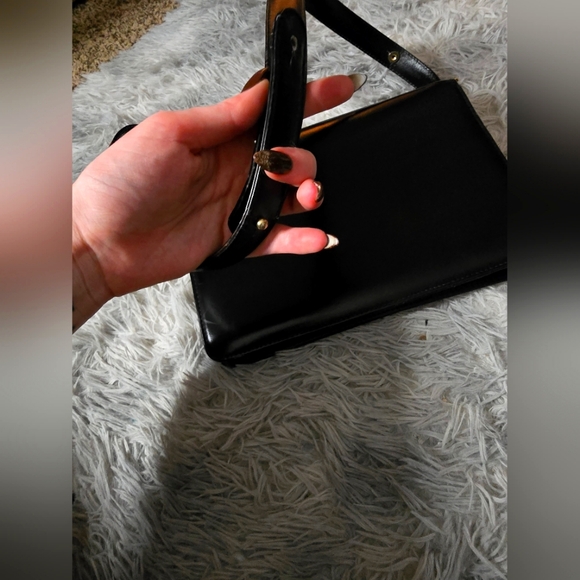 Celine Vintage Black & Gold Adjustable ✨️ Beautiful Bag (EUC)(SEE PICS) - Picture 4 of 9